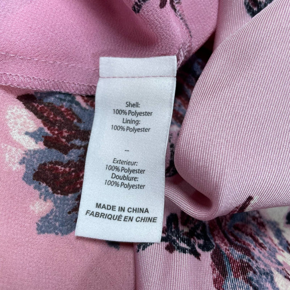 CINQ À SEPT NWT Corrine Tiered Minidress Size 6 Smocked Floral Ruffle Pink - Picture 7 of 13